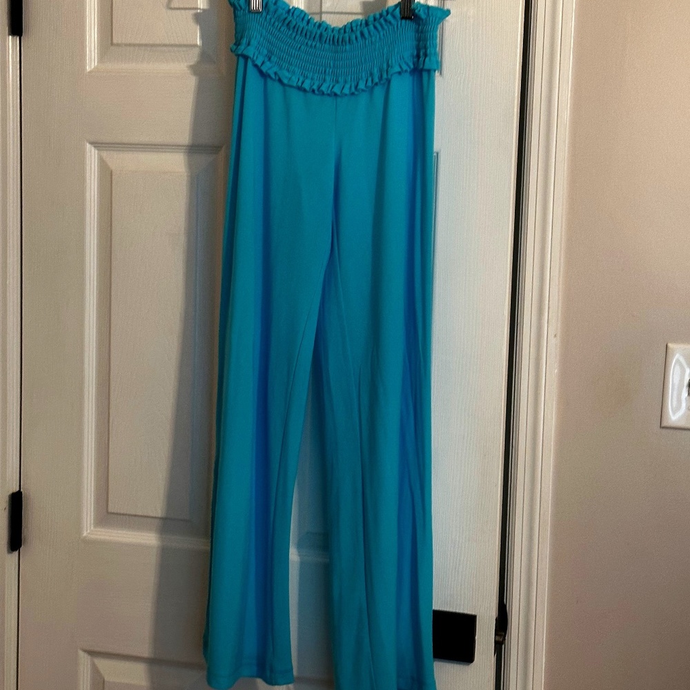 Body glove beach pant cover up and scarf